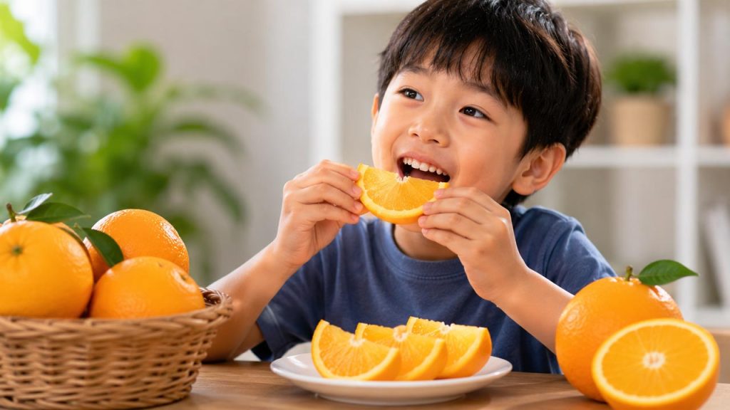 I eat an orange every day - Tôi ăn một quả cam mỗi ngày